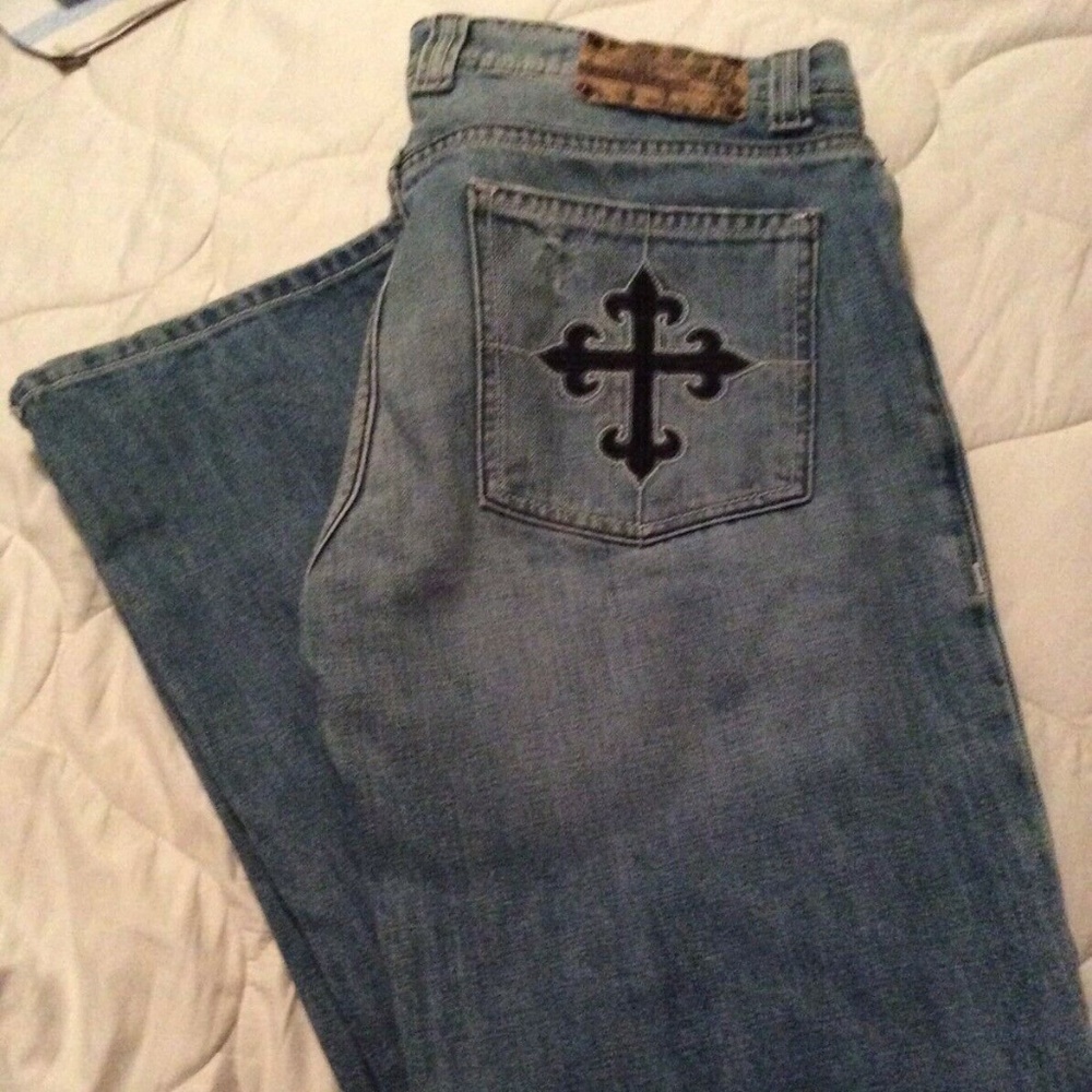 Men’s Archaic Blue Jeans Bootcut Size 34X34